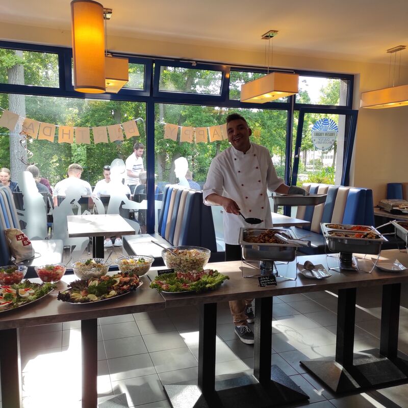 Buffet für eine Feier im Daily Bürgel